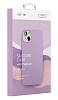 Фото — Чехол для смартфона vlp Silicone case with MagSafe для iPhone 13 mini, фиолетовый